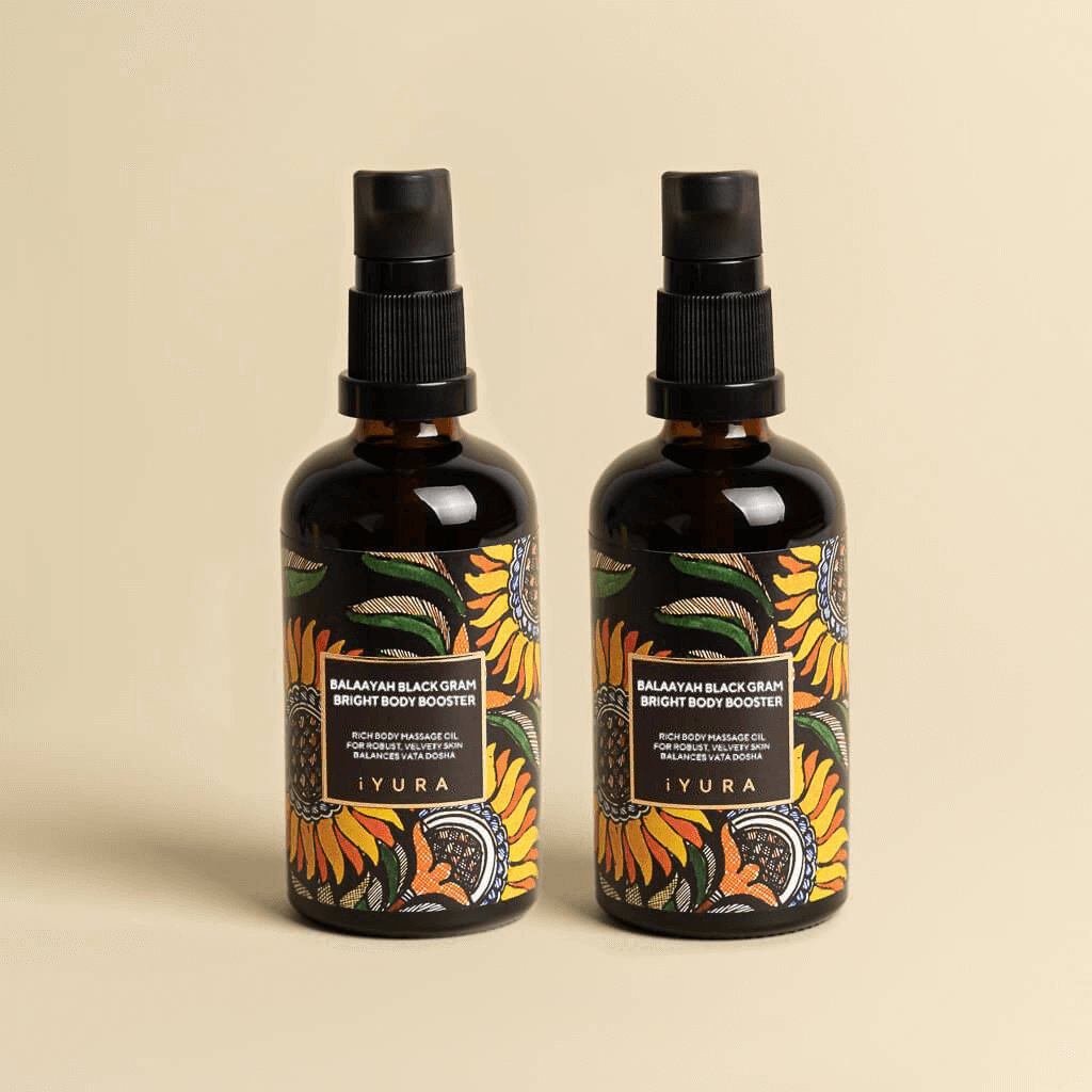 Balaayah Black Gram Bright Body Booster – מארז כפול – הבהרה ומיצוק זוגיים