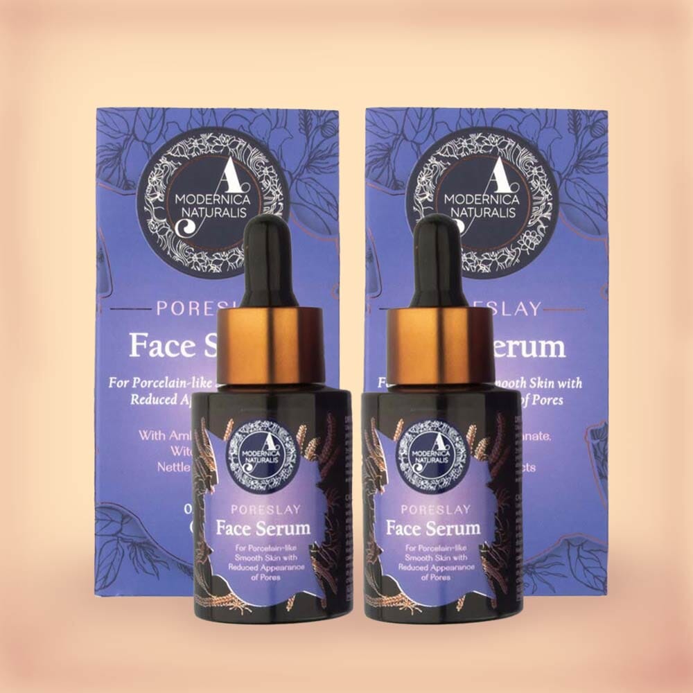 Poreslay סרום פנים – מארז כפול – החלקת נקבוביות והענקת לחות איורוודית