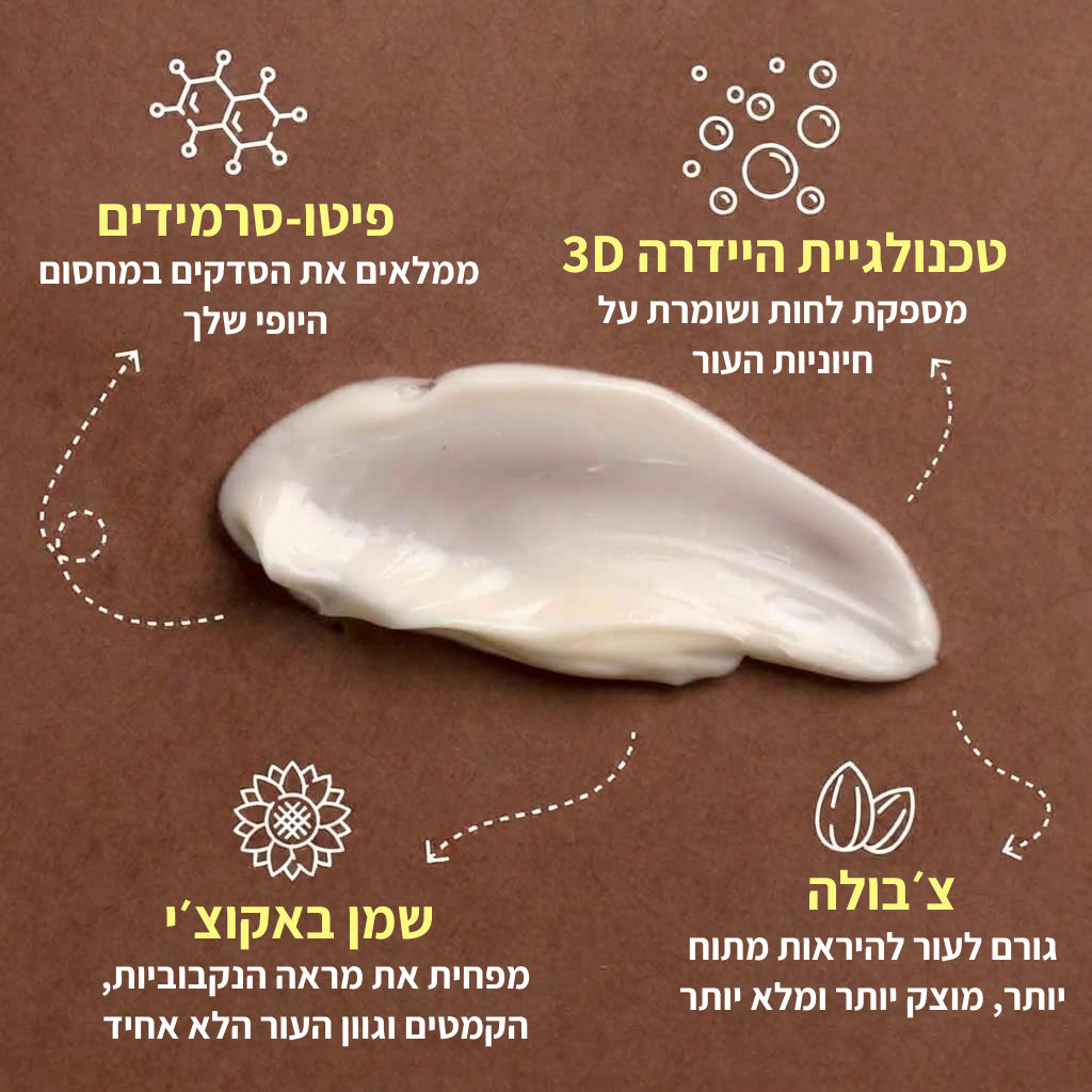 Cerabuild קרם פנים וצוואר – לעור יבש – משיב לחות ומחזק