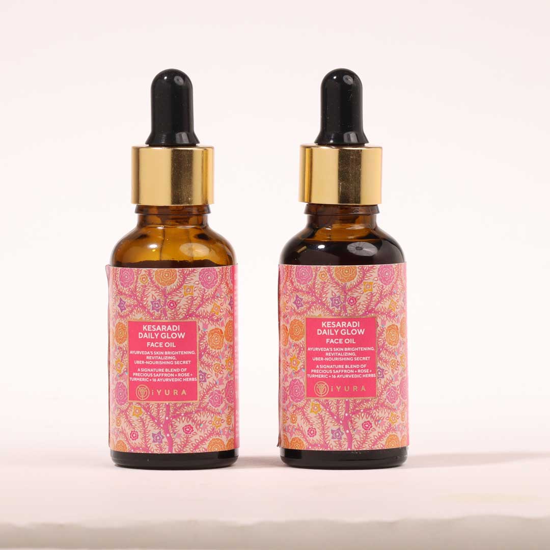 Kesaradi Oil – שמן פנים טבעי, מארז זוגי