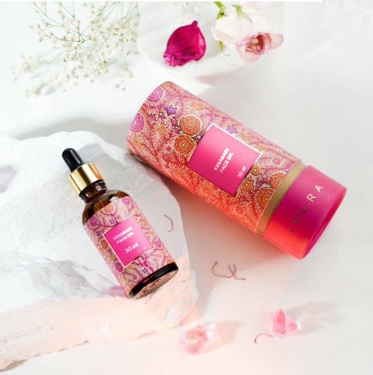 Kesaradi Oil For Dull Skin – 3-Drop Glow Treatment with Rose & Saffron