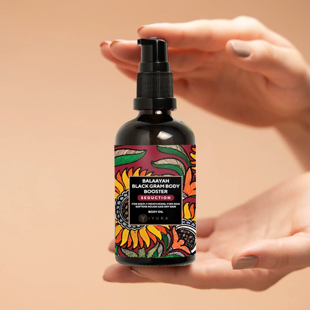 Balaayah Black Gram Body Booster – תערובת פיתוי – מעניק לחות ומגוון את העור