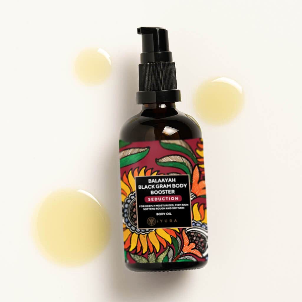 Balaayah Black Gram Body Booster – תערובת פיתוי – מעניק לחות ומגוון את העור