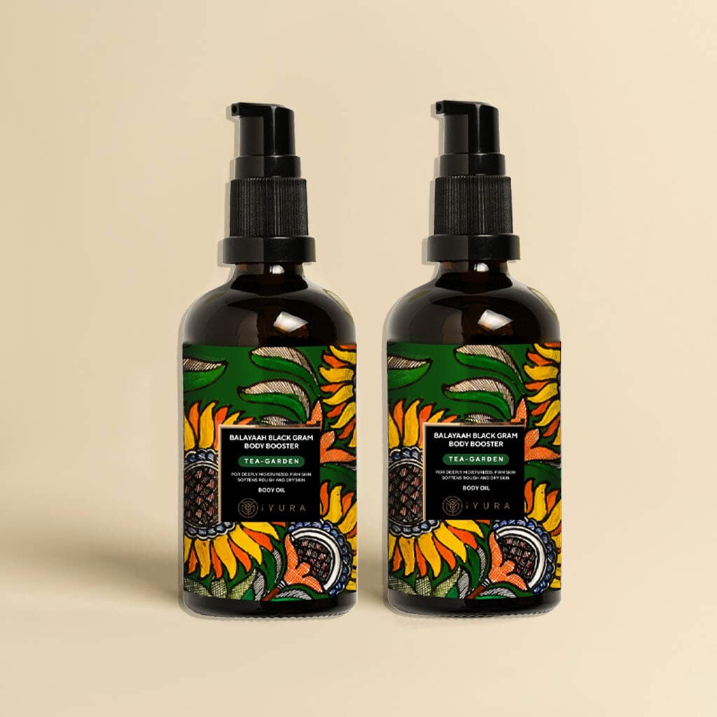 Balaayah Black Gram Body Booster (2 בקבוקים) : תערובת גן התה – מרענן וממצק את העור