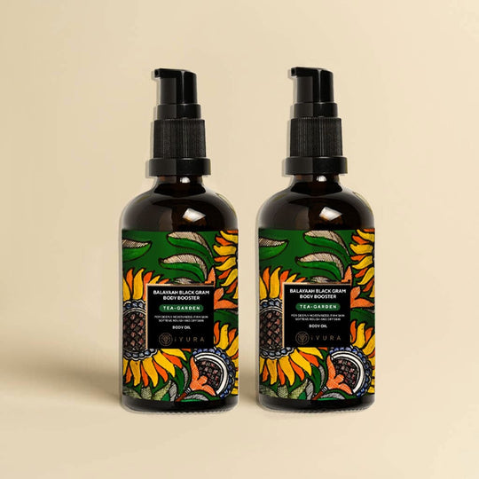 Balaayah Black Gram Body Booster (2 בקבוקים) : תערובת גן התה – מרענן וממצק את העור
