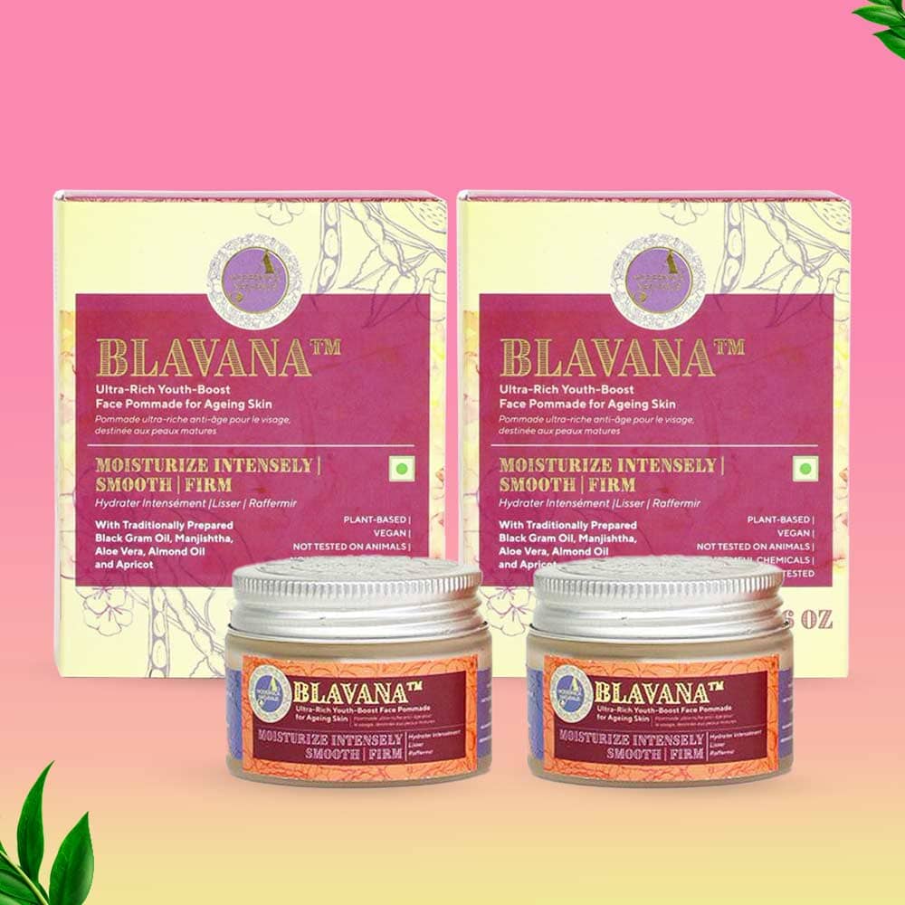 Blavana משחה אולטרה-עשירה לפנים – מארז כפול – תיקון לילה וחידוש העור